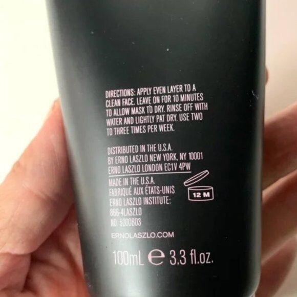 Erno Laszlo Pore Cleaning Clay Mask 100 ml 3.3 fl oz Full Size Brand New - Picture 8 of 9